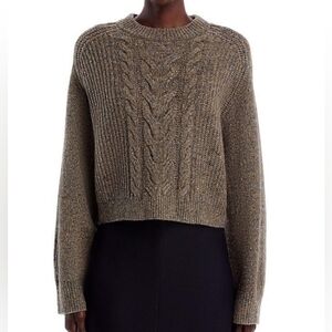 Vanessa Bruno Delora Wool Blend Sweater in Taupe